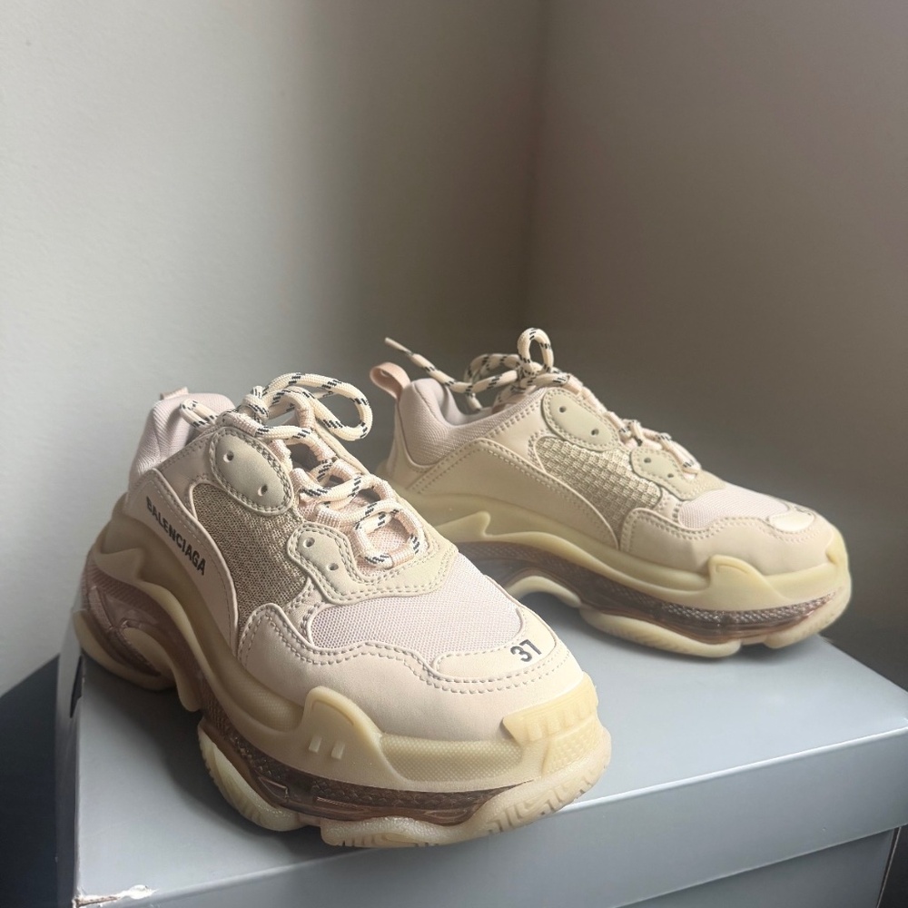 Balenciaga Cream Sneakers